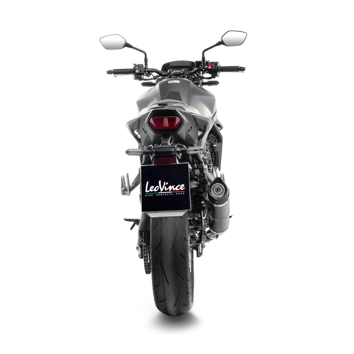 Honda CB 750 Hornet 23 - 25 Slip - on udstødning - LeoVince LV - 1 Evo Carbon - Pitboxen.dk