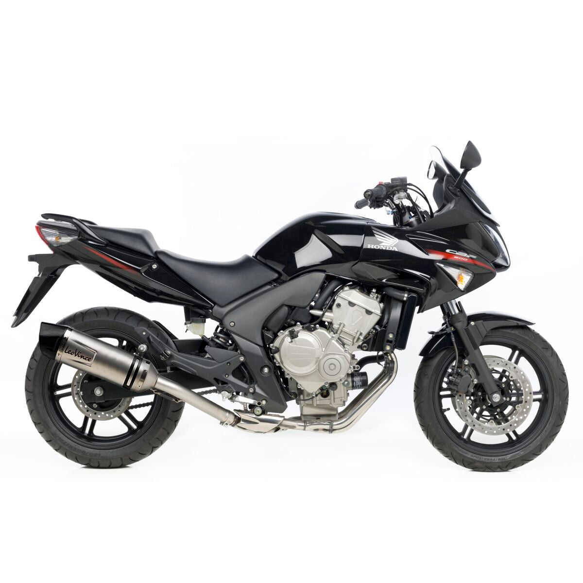 Honda CBF 600 04 - 12 Slip - on udstødning - LeoVince LV - 1 Evo - Pitboxen.dk