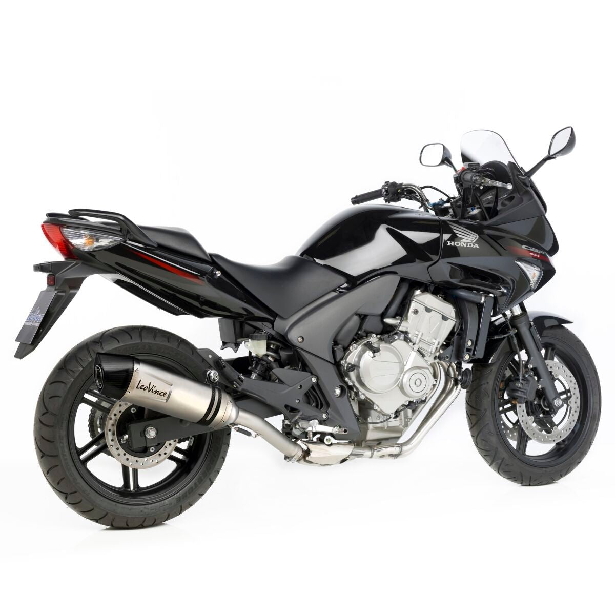Honda CBF 600 04 - 12 Slip - on udstødning - LeoVince LV - 1 Evo - Pitboxen.dk