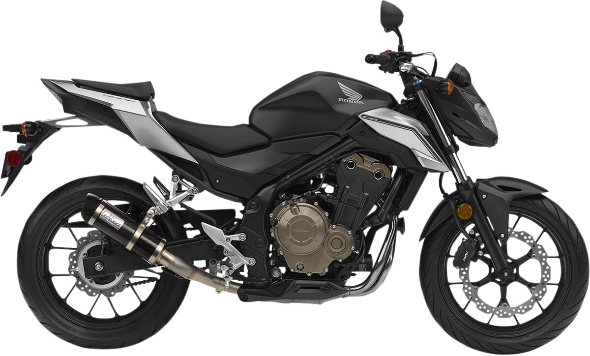 Honda CBR 500 R 16 - 18 Slip - on udstødning - LeoVince GP Corsa Carbon - Pitboxen.dk