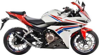 Honda CBR 500 R 16 - 18 Slip - on udstødning - LeoVince GP Corsa Carbon - Pitboxen.dk