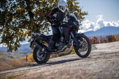 Honda CRF 1100 L Africa Twin / DCT 20 - 23 Slip - on udstødning - LeoVince LV - 12 Black - Pitboxen.dk