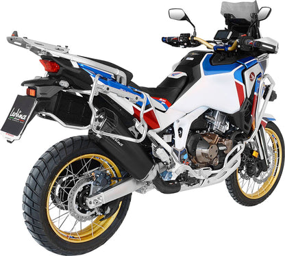 Honda CRF 1100 L Africa Twin / DCT 20 - 23 Slip - on udstødning - LeoVince LV - 12 Black - Pitboxen.dk