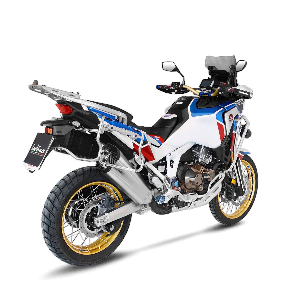 Honda CRF 1100 L Africa Twin / DCT 20 - 23 Slip - on udstødning - LeoVince LV - 12 - Pitboxen.dk