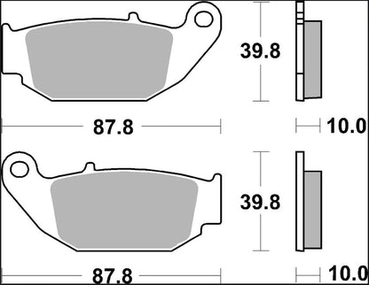Honda CRF 250 L 13 - 20 m.fl. bremseklodser, Carbon keramisk CC - Brembo - Pitboxen.dk