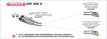 Honda CRF 300 X 2019- Arrow udstødning. Slip-on udstødninger, komplette udstødninger, manifold/forrør. Find det hos Pitboxen.dk