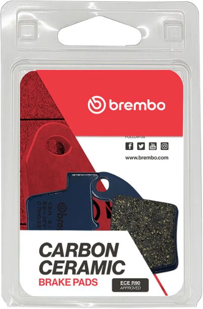 Honda CRF 450 R 02-24 m.fl. bremseklodser, Carbon keramisk TT - Brembo