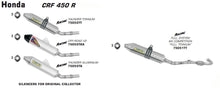 Honda CRF 450 R 2006-2008 Arrow udstødning. Slip-on udstødninger, komplette udstødninger, manifold/forrør. Find det hos Pitboxen.dk