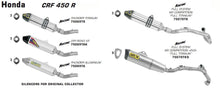 Honda CRF 450 R 2009-2010 Arrow udstødning. Slip-on udstødninger, komplette udstødninger, manifold/forrør. Find det hos Pitboxen.dk