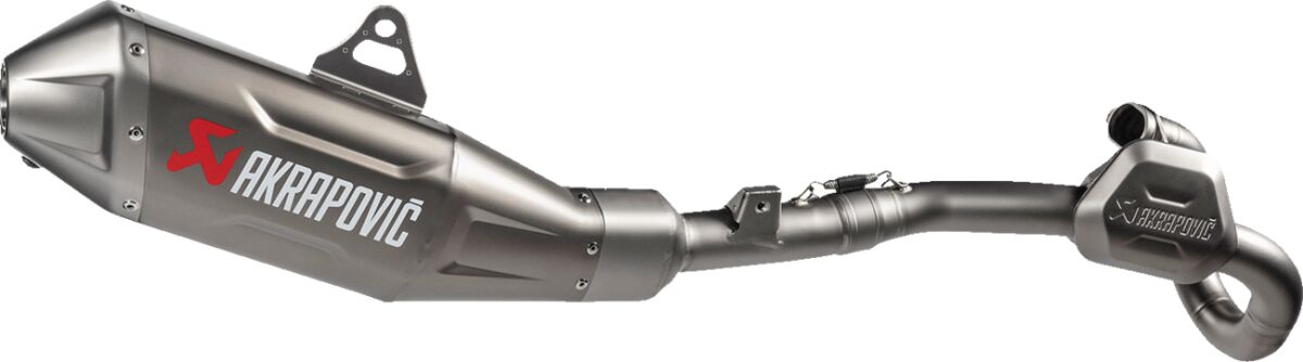 Honda CRF450R (25) komplet udstødning - Akrapovic Evolution - Pitboxen.dk