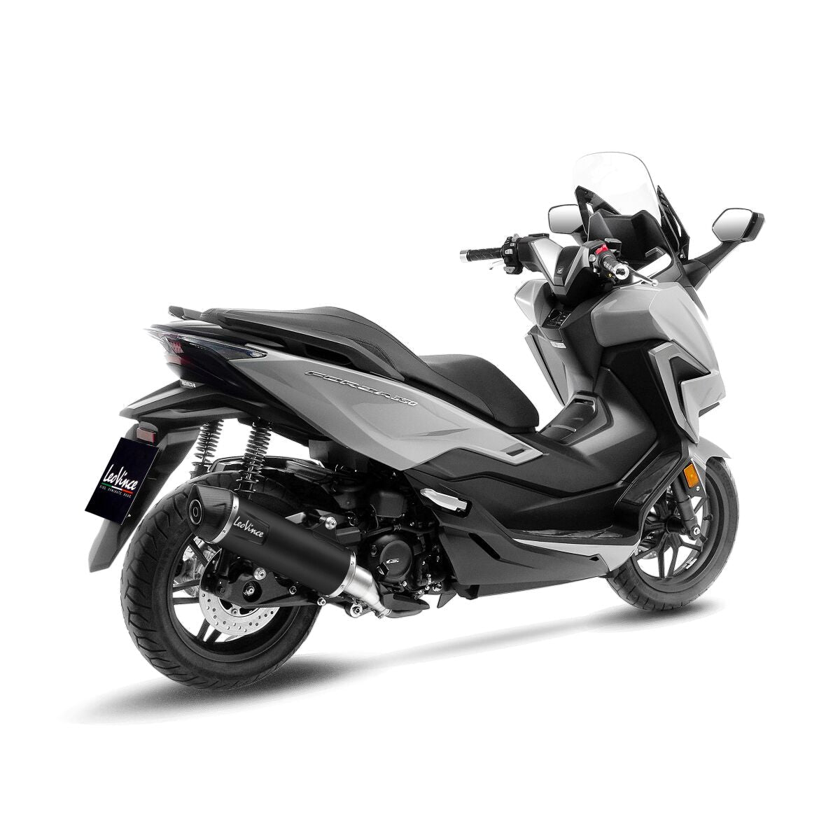 Honda Forza 350 21 - 24 Slip - on udstødning - LeoVince Nero - Pitboxen.dk