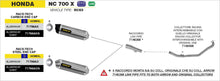 Honda NC 700 X 2012-2013 Arrow udstødning. Slip-on udstødninger, komplette udstødninger, manifold/forrør. Find det hos Pitboxen.dk