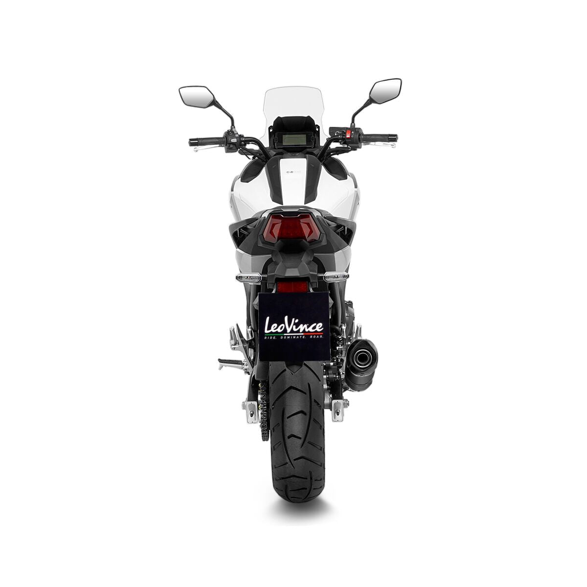 Honda NC 750 X 21 - 24 Slip - on udstødning - LeoVince LV - 1 Black - Pitboxen.dk