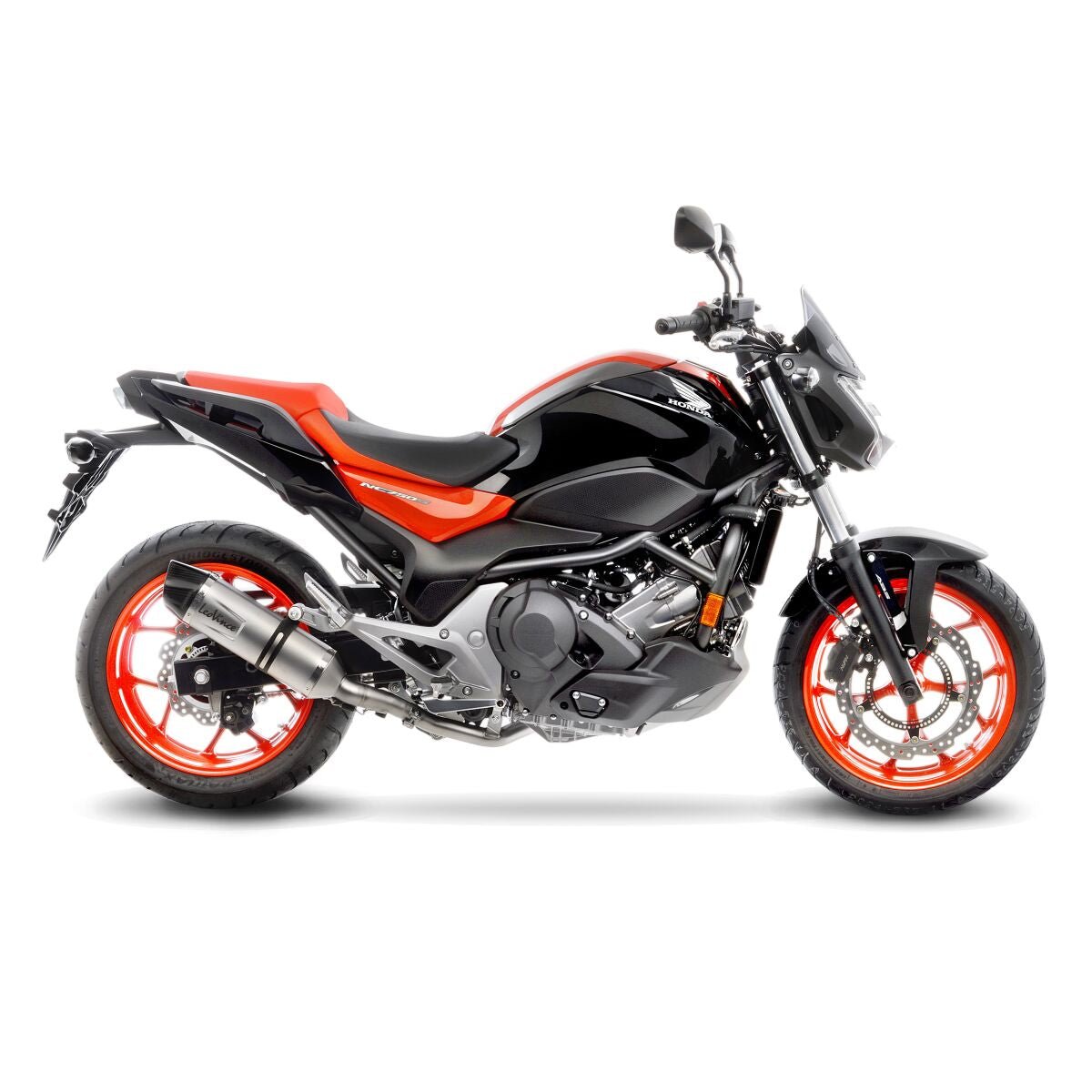 Honda NC 750 X / S 16 - 20 Slip - on udstødning - LeoVince LV - 1 - Pitboxen.dk