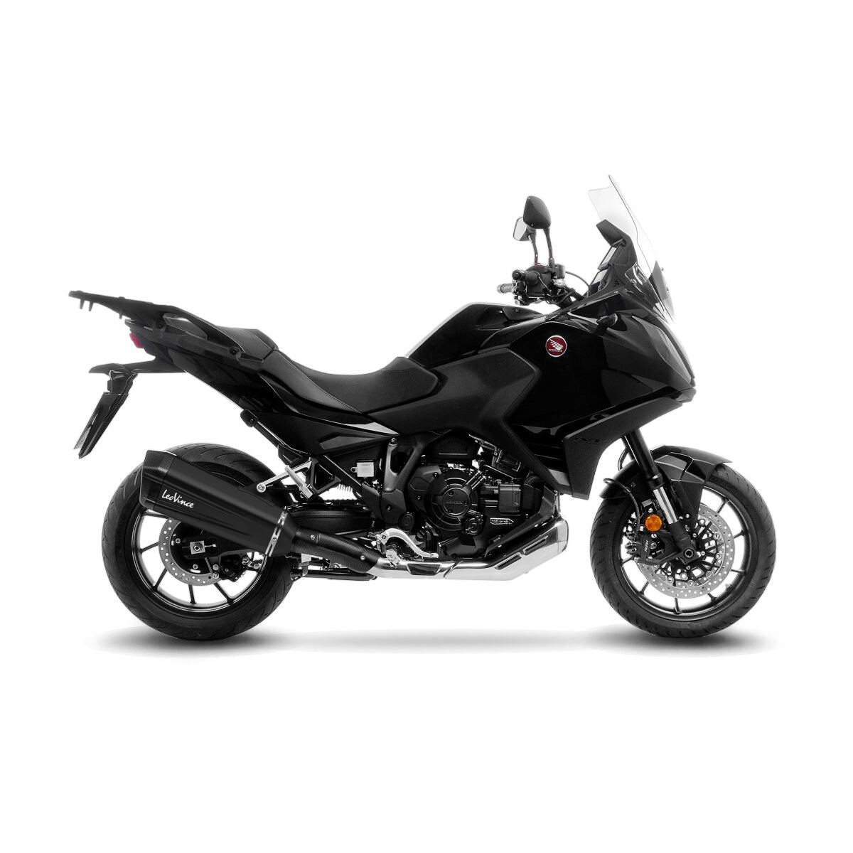 Honda NT 1100 22 - 24 Slip - on udstødning - LeoVince LV - 12 Black - Pitboxen.dk