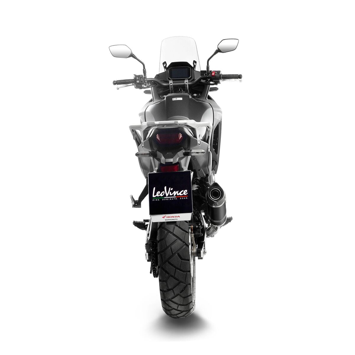 Honda XL 750 Transalp 23 - 25 Slip - on udstødning - LeoVince LV - 1 Evo Black - Pitboxen.dk