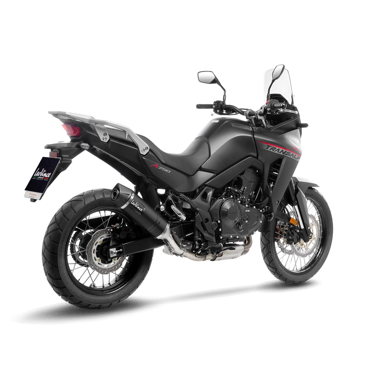 Honda XL 750 Transalp 23 - 25 Slip - on udstødning - LeoVince LV - 1 Evo Black - Pitboxen.dk
