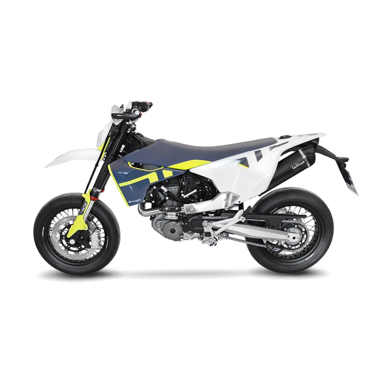 Husqvarna 701 Supermoto 17 - 20 Full system - LeoVince LV - 1 Black - Pitboxen.dk