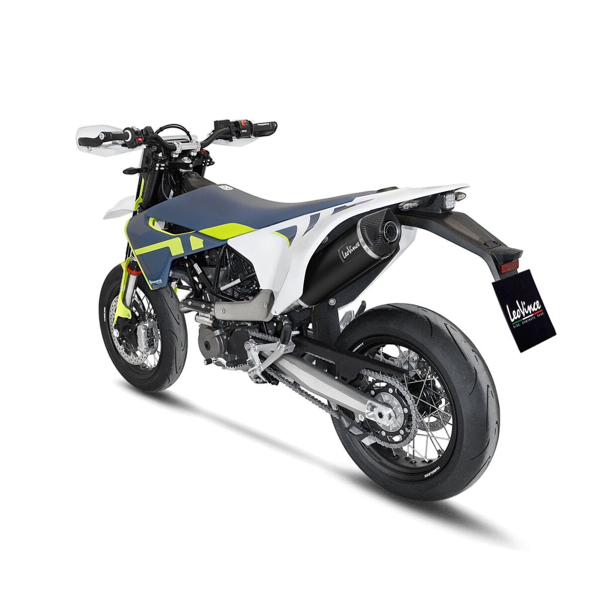 Husqvarna 701 Supermoto 17 - 20 Full system - LeoVince LV - 1 Black - Pitboxen.dk