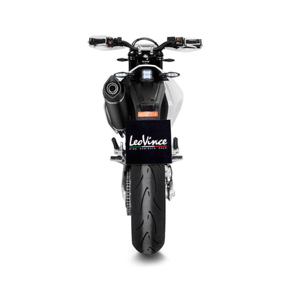 Husqvarna 701 Supermoto 17 - 20 Full system - LeoVince LV - 1 Black - Pitboxen.dk