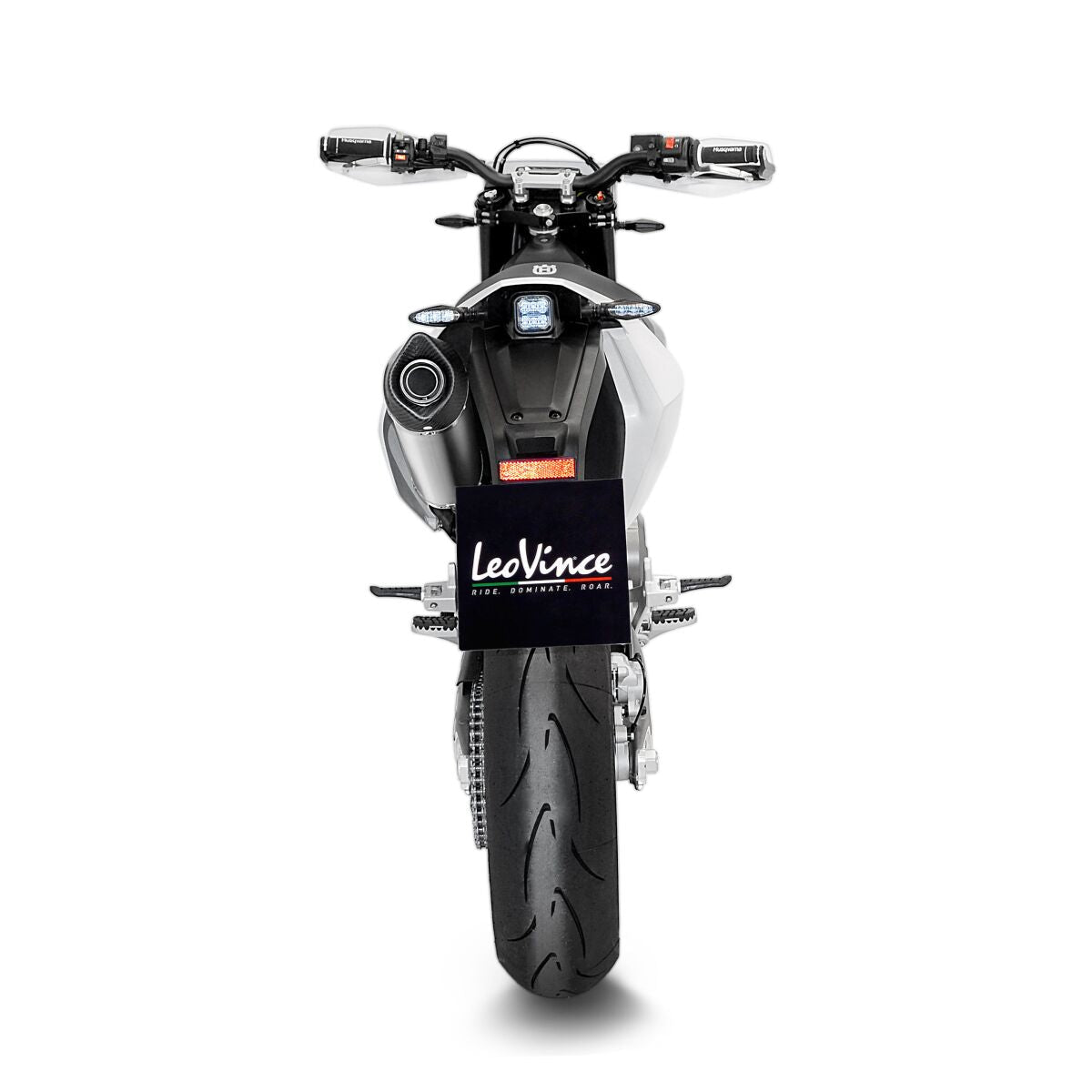 Husqvarna 701 Supermoto 21 - 24 Slip - on udstødning - LeoVince LV - 1 Evo - Pitboxen.dk