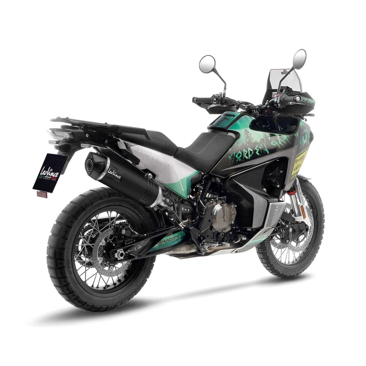 Husqvarna Norden 901 22 - 25 Slip - on udstødning - LeoVince LV - 1 Evo Black - Pitboxen.dk