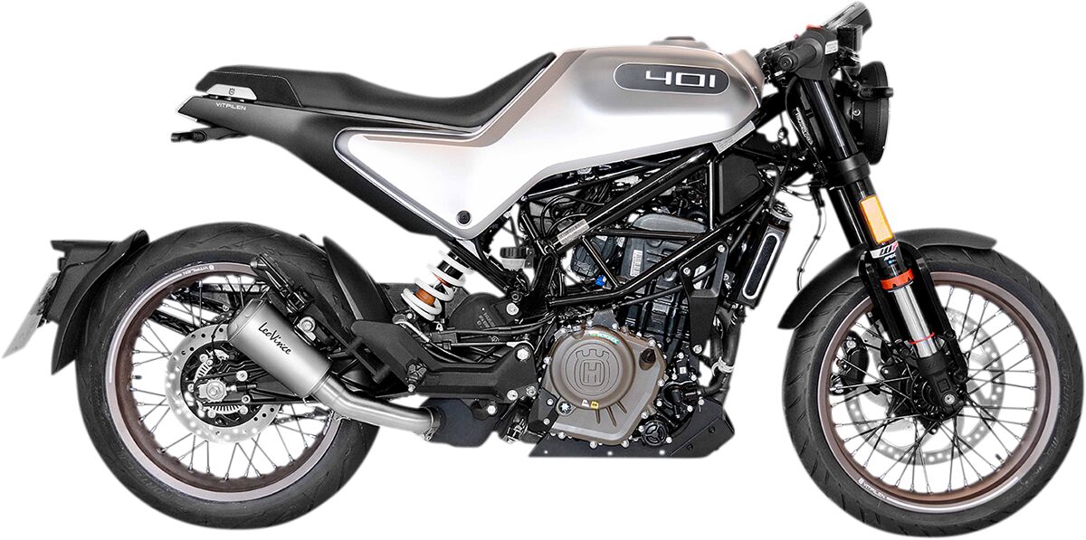 Husqvarna Svartpilen 125 21 - 23 Slip - on udstødning - LeoVince LV - 10 - Pitboxen.dk