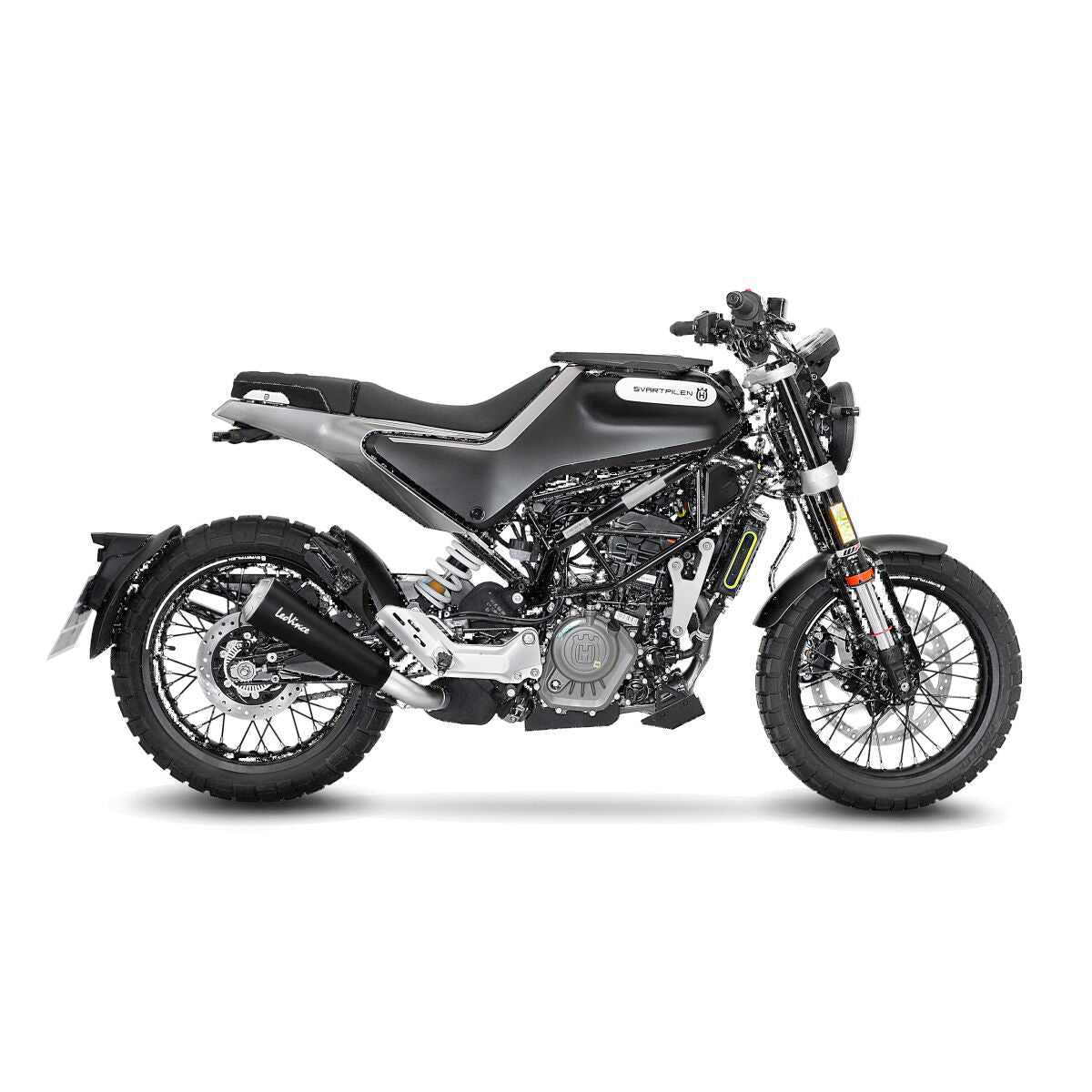 Husqvarna Svartpilen 401 20 - 23 Slip - on udstødning - LeoVince GP One - Pitboxen.dk