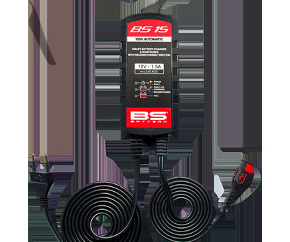 BS Battery BS15 batterilader til MC