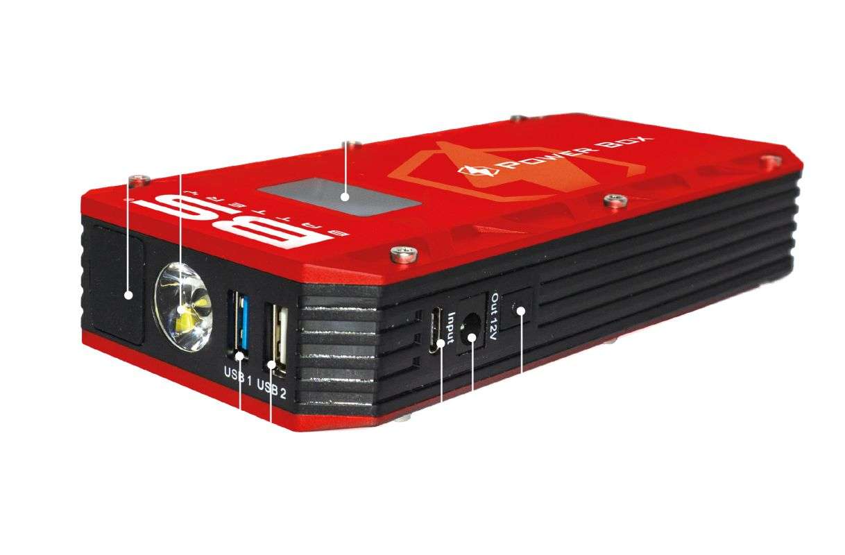 Powerbox PB-02 er den nyeste jumpstarter eller booster om man vil fra BS Battery. Den smækker 1200A afsted i spidserne!