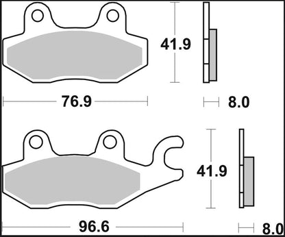 Kawasaki Bayou 89 - 05 m.fl. bremseklodser, Carbon keramisk CC - Brembo - Pitboxen.dk