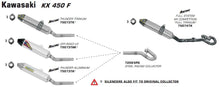 Kawasaki KX 450 F 2009-2010 Arrow udstødning. Slip-on udstødninger, komplette udstødninger, manifold/forrør. Find det hos Pitboxen.dk