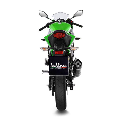 Kawasaki Ninja 125 19 - 24 Slip - on udstødning - LeoVince LV - 1 Evo Carbon - Pitboxen.dk