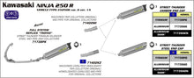 Kawasaki NINJA 250R 2009-2012 Arrow udstødning. Slip-on udstødninger, komplette udstødninger, manifold/forrør. Find det hos Pitboxen.dk