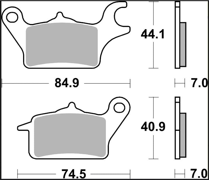 Kawasaki Pro 17-20 m.fl. bremseklodser, Carbon keramisk CC - Brembo