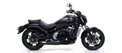 Kawasaki Vulcan 650S (20 - 22) komplet udstødning - Arrow Rebel Dark - Pitboxen.dk