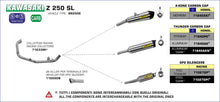 Kawasaki Z 250 SL 2015-2016 Arrow udstødning. Slip-on udstødninger, komplette udstødninger, manifold/forrør. Find det hos Pitboxen.dk