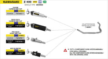 Kawasaki Z 400 2019-2020 Arrow udstødning. Slip-on udstødninger, komplette udstødninger, manifold/forrør. Find det hos Pitboxen.dk