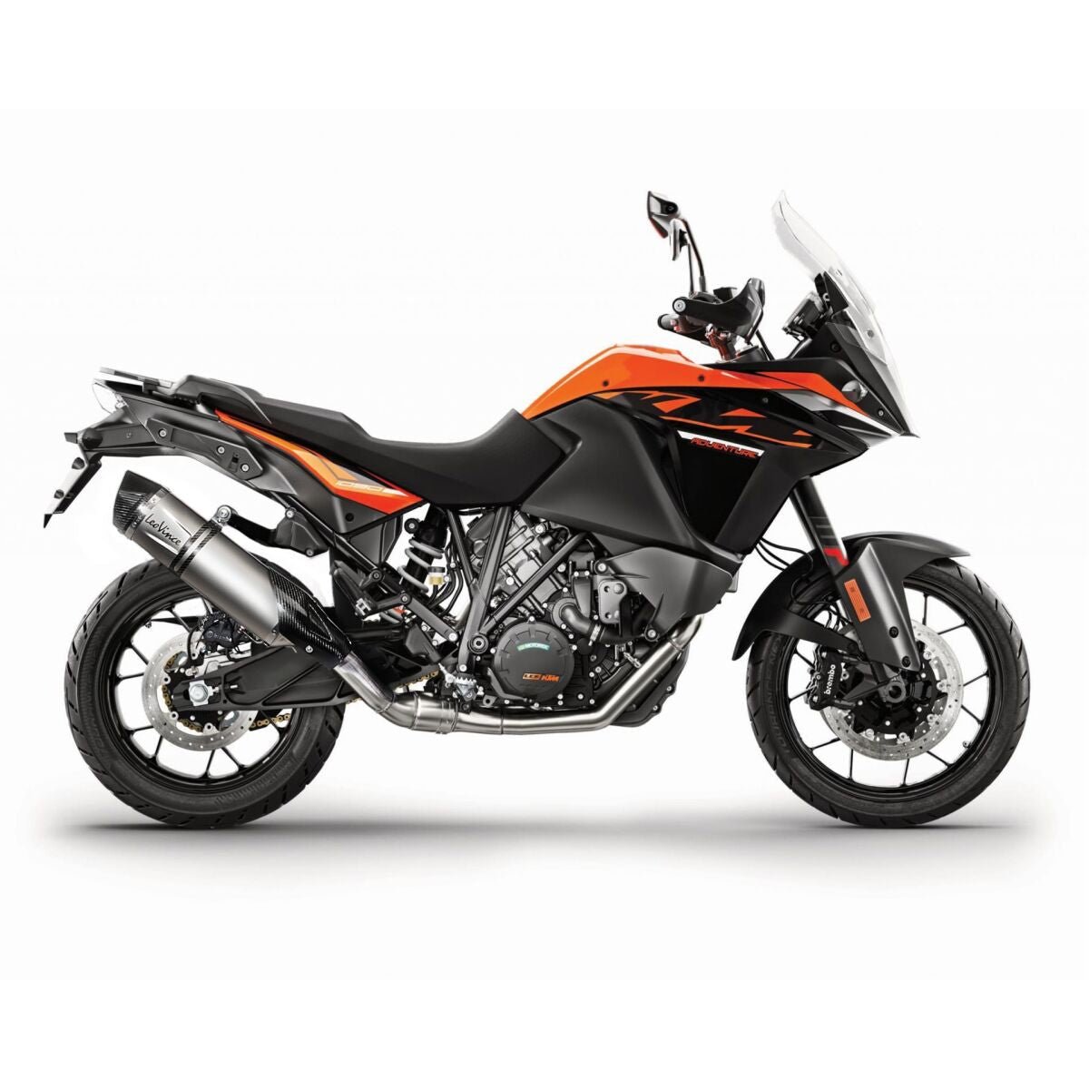 KTM 1090 Adventure R 17 - 19 Slip - on udstødning - LeoVince LV - 1 - Pitboxen.dk