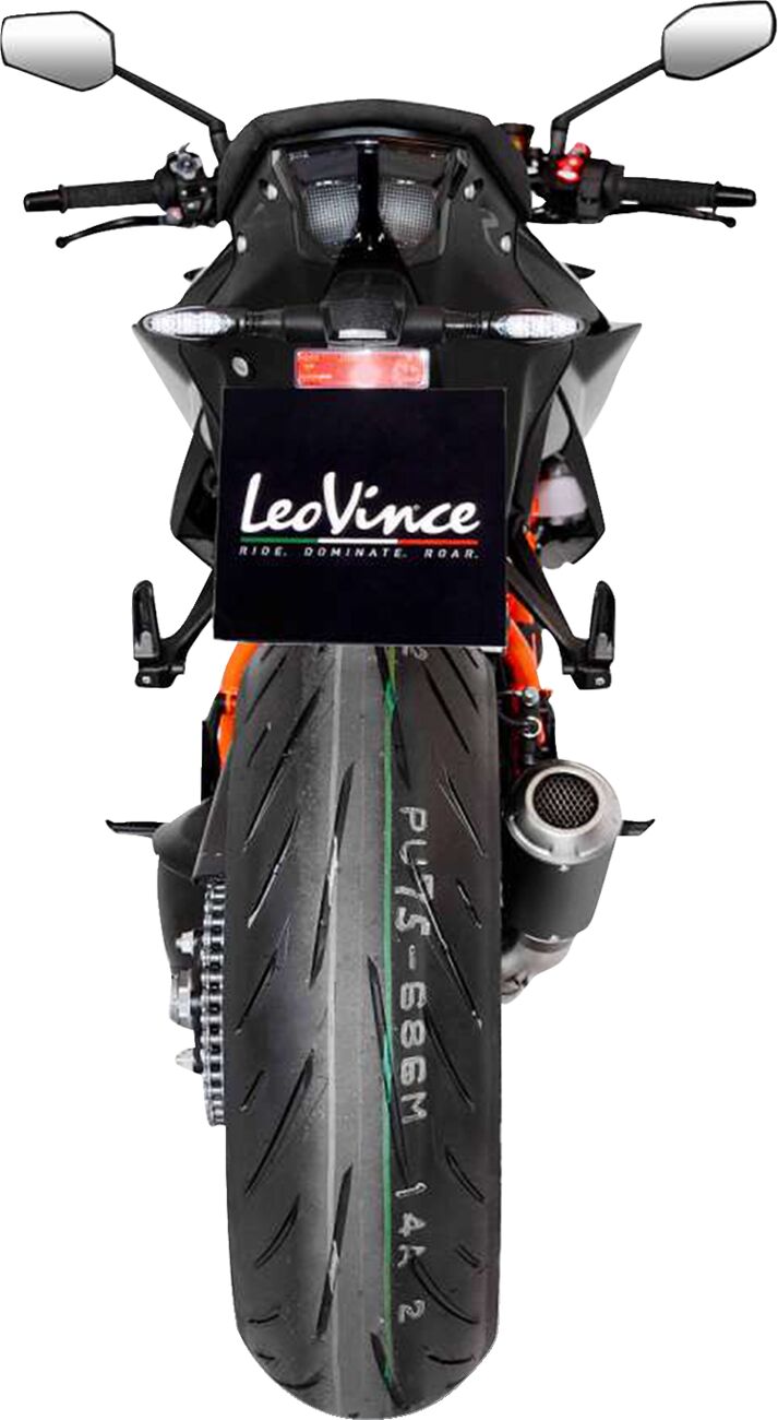 KTM 1290 Superduke R / RR 20 - 23 Slip - on udstødning - LeoVince LV - 10 Black - Pitboxen.dk