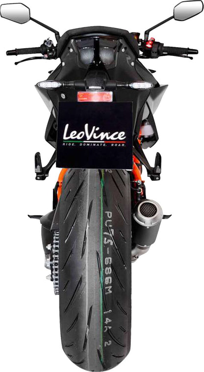 KTM 1290 Superduke R / RR 20 - 23 Slip - on udstødning - LeoVince LV - 10 Black - Pitboxen.dk