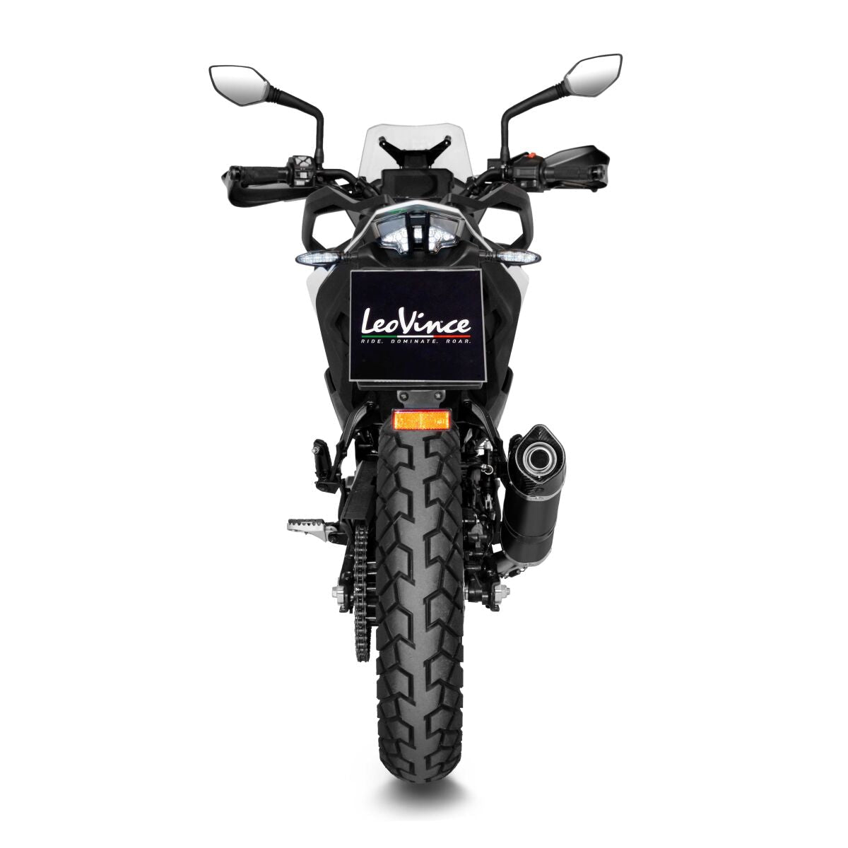 KTM 390 Adventure 20 - 24 Slip - on udstødning - LeoVince LV - 1 Evo Black - Pitboxen.dk