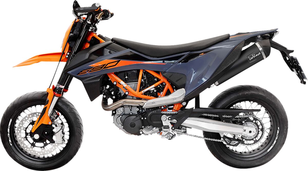 KTM 690 Enduro R 19 - 24 Slip - on udstødning - LeoVince LV - 1 Black - Pitboxen.dk
