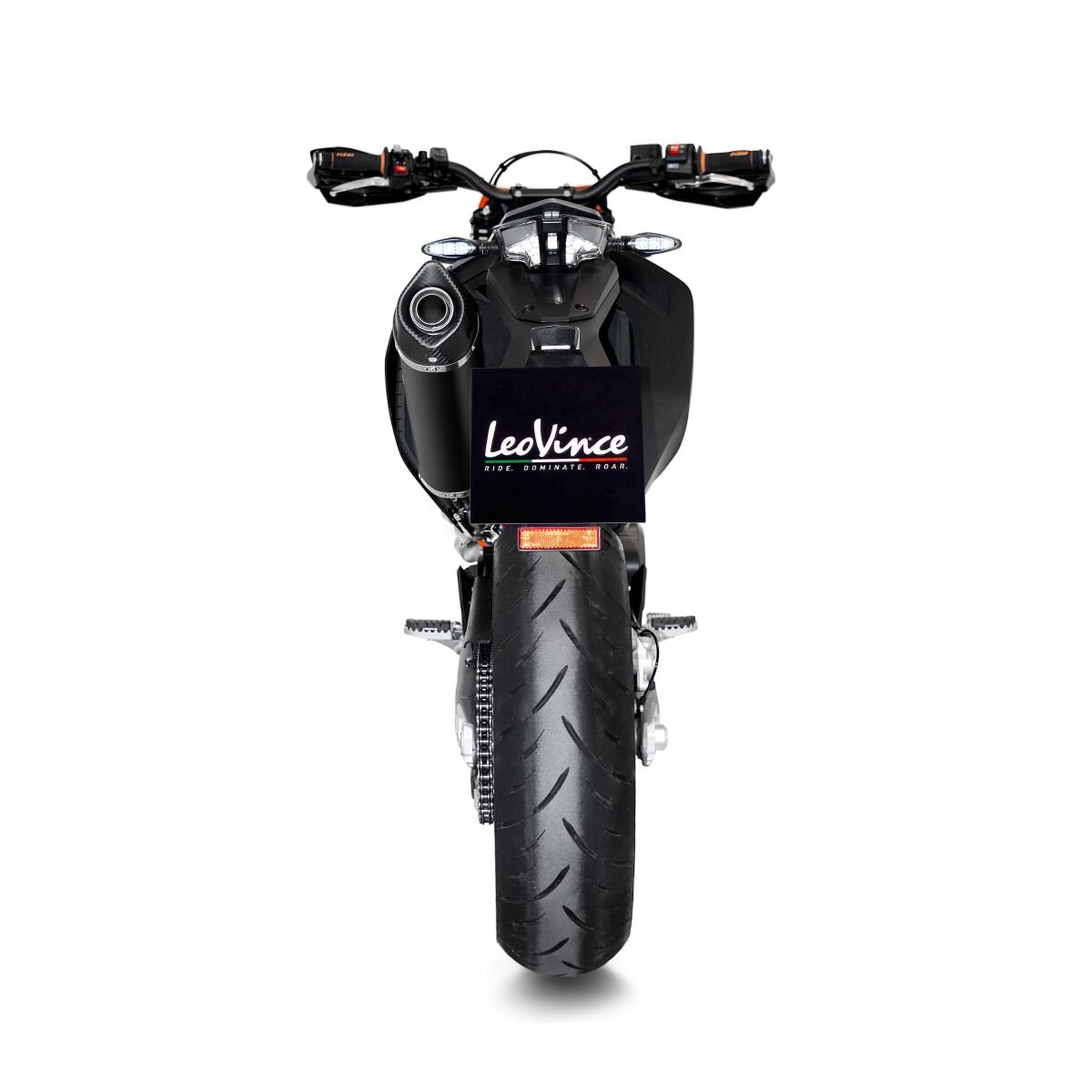 KTM 690 Enduro R 19 - 24 Slip - on udstødning - LeoVince Nero - Pitboxen.dk