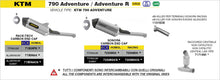 KTM 790 Adventure 2019-2020 Arrow udstødning. Slip-on udstødninger, komplette udstødninger, manifold/forrør. Find det hos Pitboxen.dk