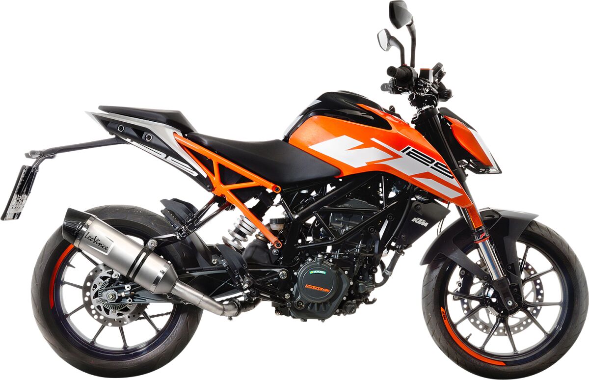 KTM Duke 390 17 - 20 Slip - on udstødning - LeoVince LV - 1 - Pitboxen.dk