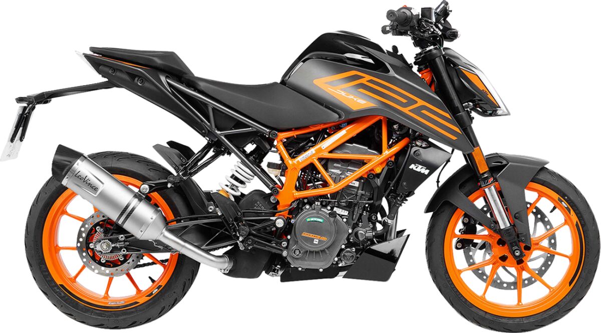 KTM Duke 390 21 - 23 Slip - on udstødning - LeoVince LV - 1 - Pitboxen.dk