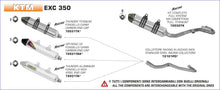 KTM EXC-F 350 2012- Arrow udstødning. Slip-on udstødninger, komplette udstødninger, manifold/forrør. Find det hos Pitboxen.dk