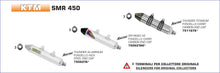 KTM SMR 450 2013- Arrow udstødning. Slip-on udstødninger, komplette udstødninger, manifold/forrør. Find det hos Pitboxen.dk