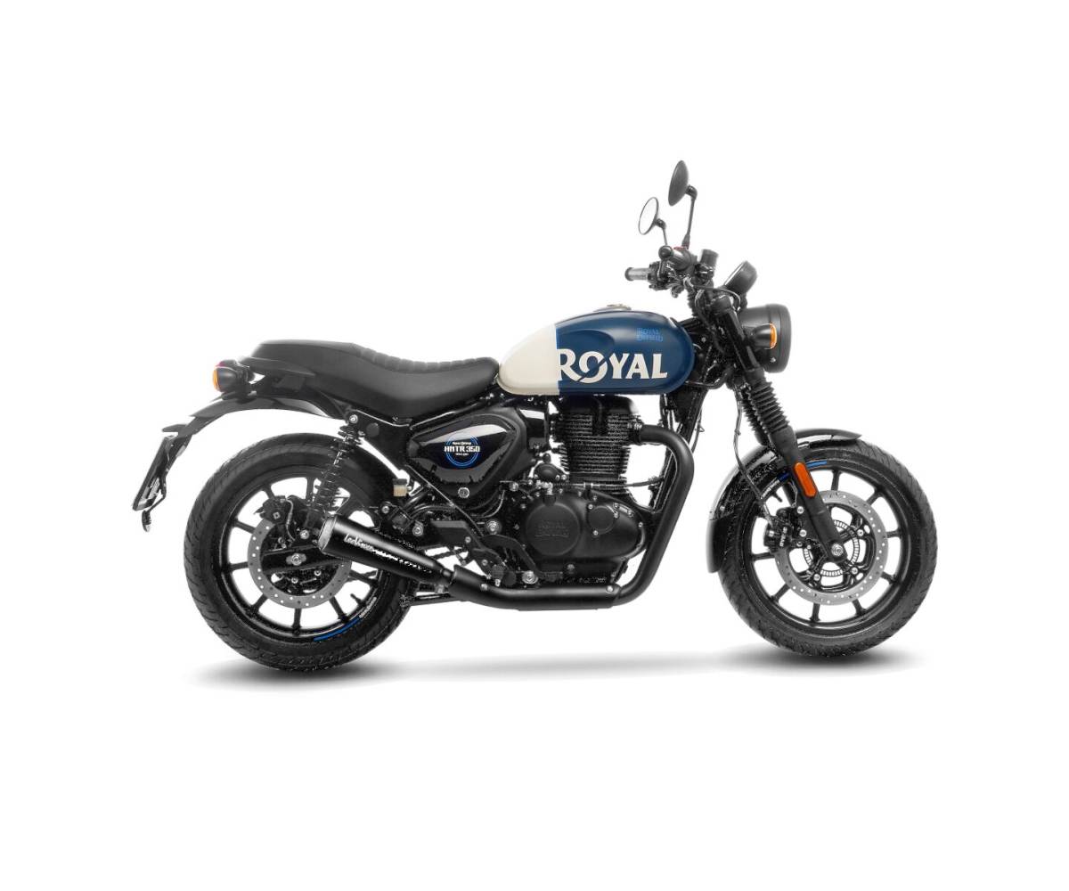 Leo Vince Slip - On til Royal Enfield Hunter 350 (2022 - 2024) - GP ONE - Pitboxen.dk